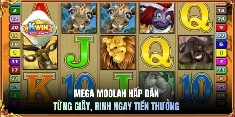 Mega Moolah hấp dẫn từng giây, rinh ngay tiền thưởng